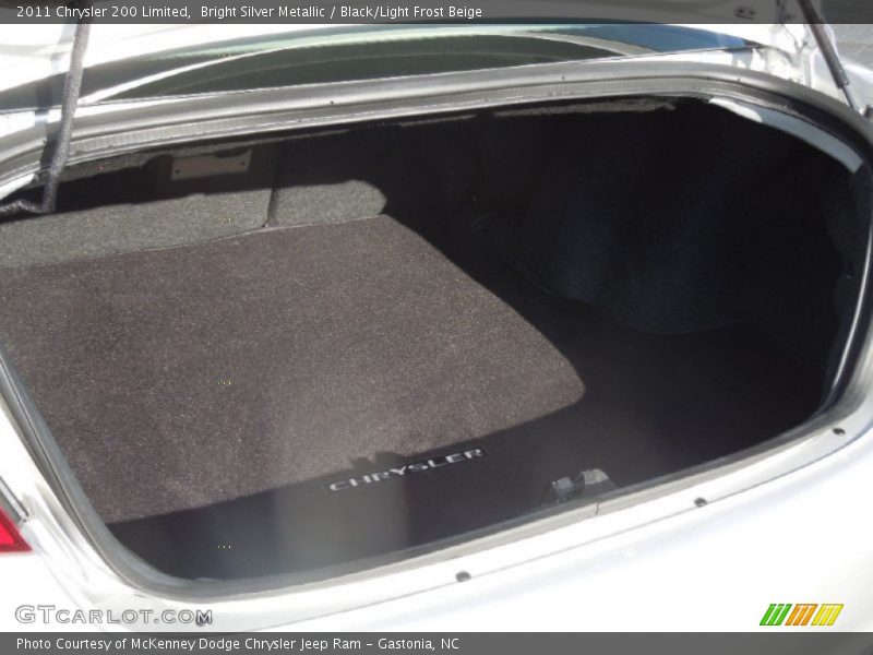 Bright Silver Metallic / Black/Light Frost Beige 2011 Chrysler 200 Limited