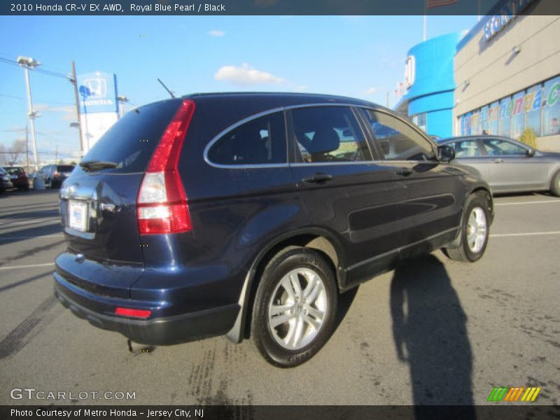 Royal Blue Pearl / Black 2010 Honda CR-V EX AWD