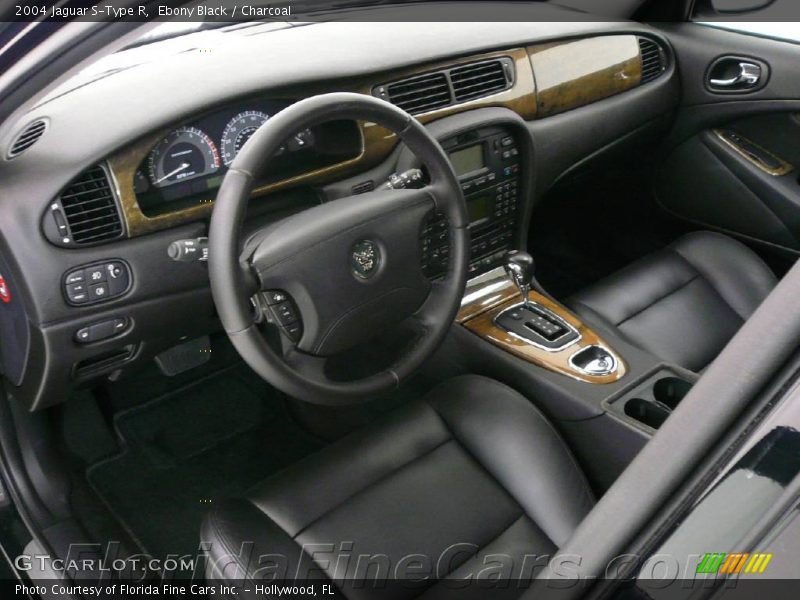 Ebony Black / Charcoal 2004 Jaguar S-Type R