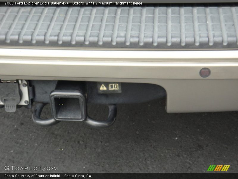 Oxford White / Medium Parchment Beige 2003 Ford Explorer Eddie Bauer 4x4