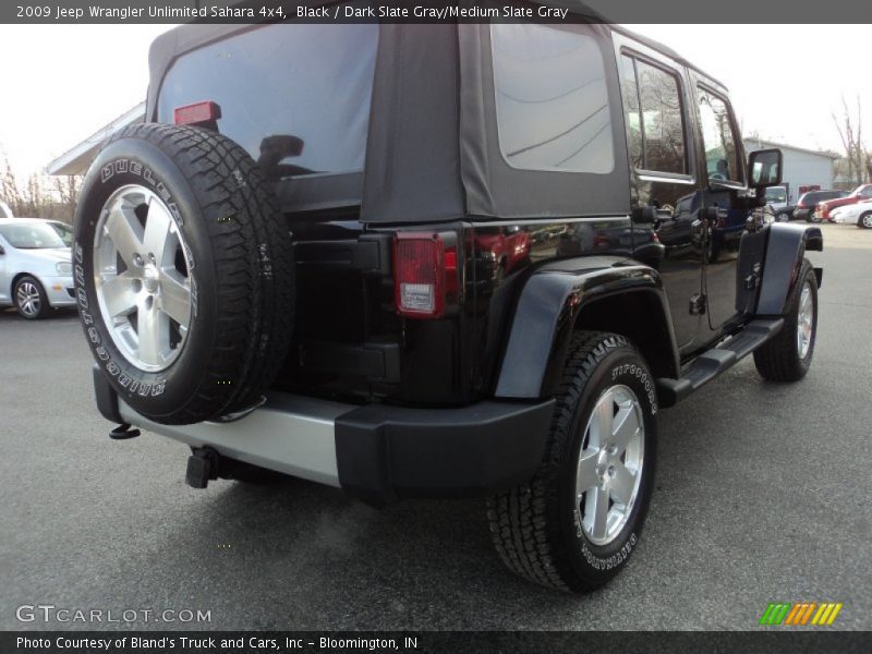 Black / Dark Slate Gray/Medium Slate Gray 2009 Jeep Wrangler Unlimited Sahara 4x4