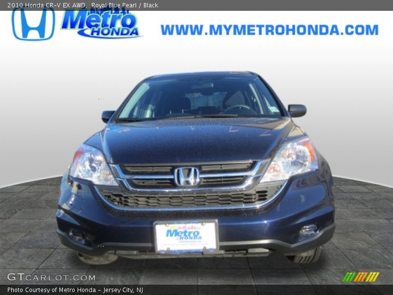 Royal Blue Pearl / Black 2010 Honda CR-V EX AWD