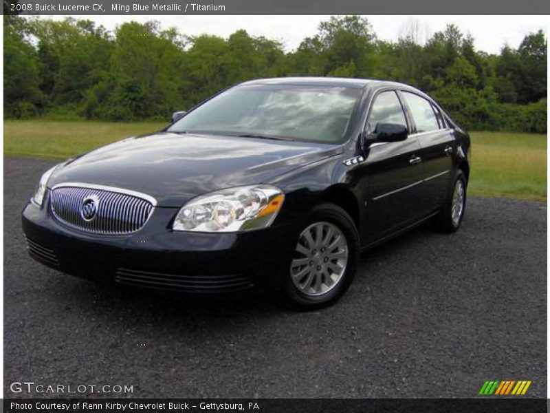 Ming Blue Metallic / Titanium 2008 Buick Lucerne CX