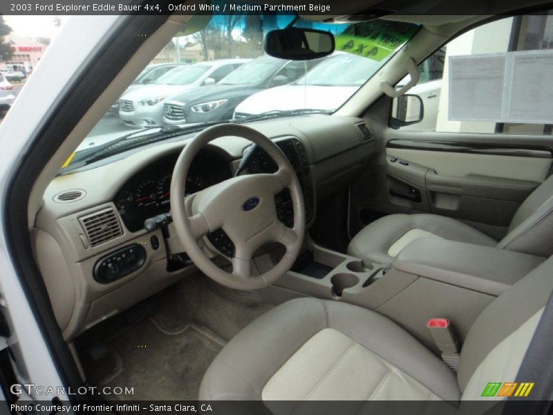 Medium Parchment Beige Interior - 2003 Explorer Eddie Bauer 4x4 