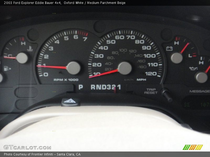  2003 Explorer Eddie Bauer 4x4 Eddie Bauer 4x4 Gauges