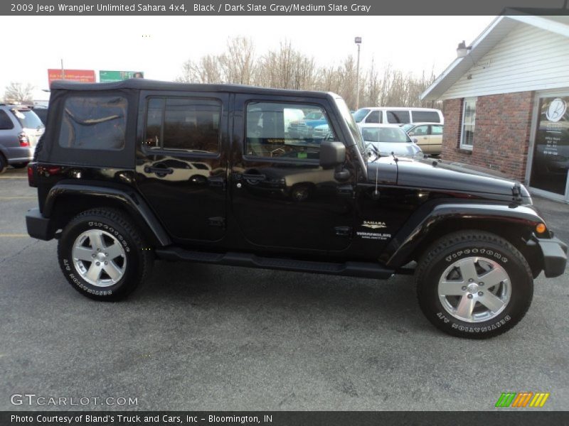 Black / Dark Slate Gray/Medium Slate Gray 2009 Jeep Wrangler Unlimited Sahara 4x4
