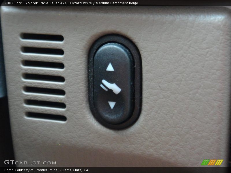 Oxford White / Medium Parchment Beige 2003 Ford Explorer Eddie Bauer 4x4
