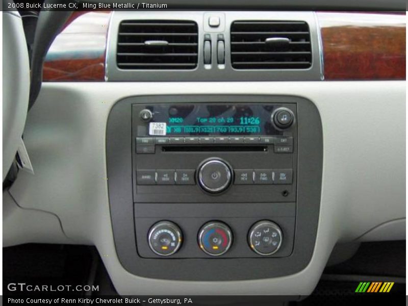 Ming Blue Metallic / Titanium 2008 Buick Lucerne CX
