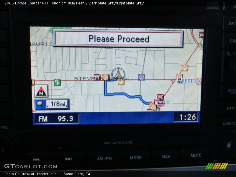 Navigation of 2006 Charger R/T