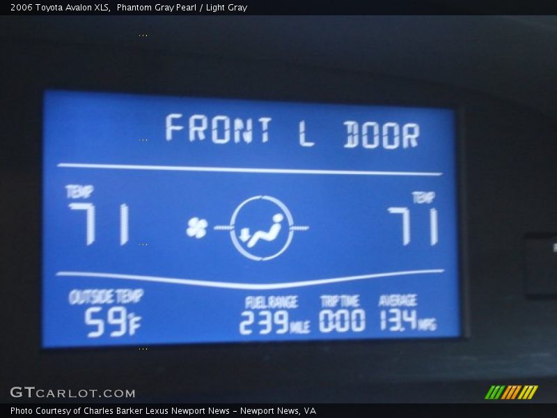 Phantom Gray Pearl / Light Gray 2006 Toyota Avalon XLS
