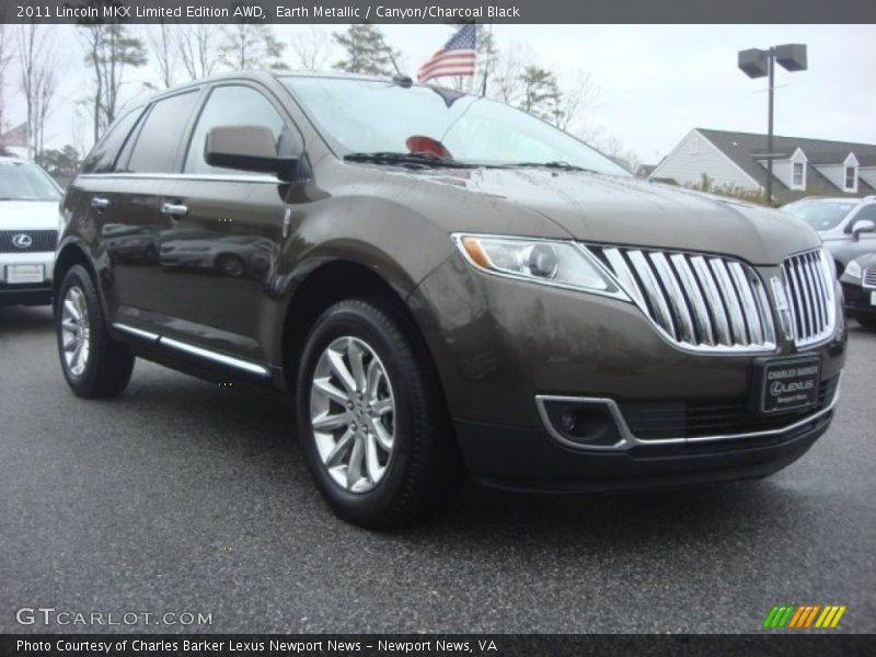 Earth Metallic / Canyon/Charcoal Black 2011 Lincoln MKX Limited Edition AWD