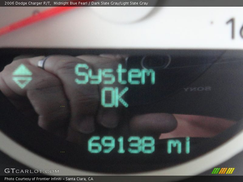 Midnight Blue Pearl / Dark Slate Gray/Light Slate Gray 2006 Dodge Charger R/T