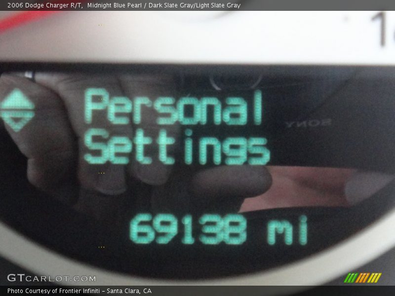 Midnight Blue Pearl / Dark Slate Gray/Light Slate Gray 2006 Dodge Charger R/T