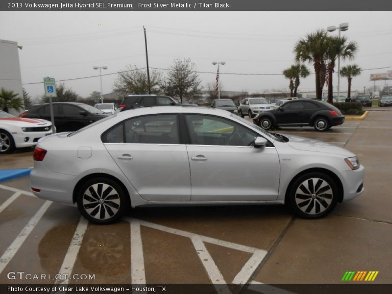 Frost Silver Metallic / Titan Black 2013 Volkswagen Jetta Hybrid SEL Premium