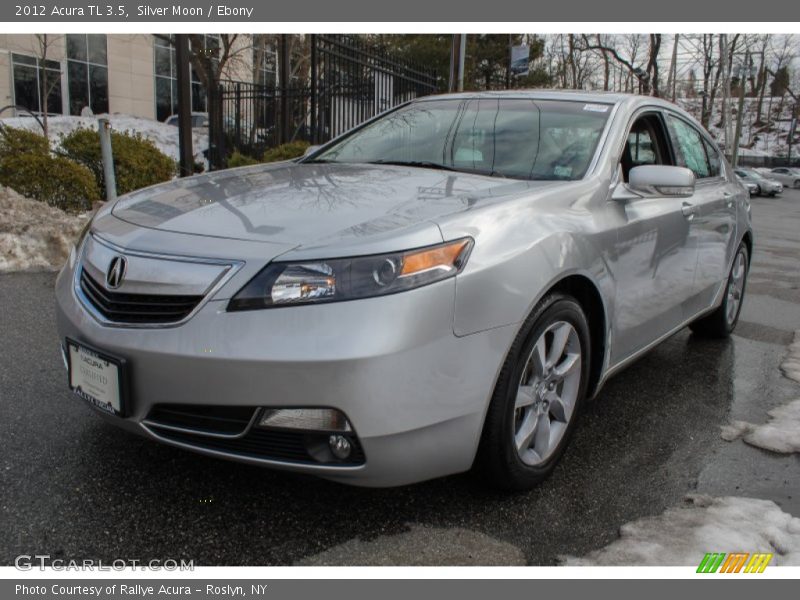 Silver Moon / Ebony 2012 Acura TL 3.5