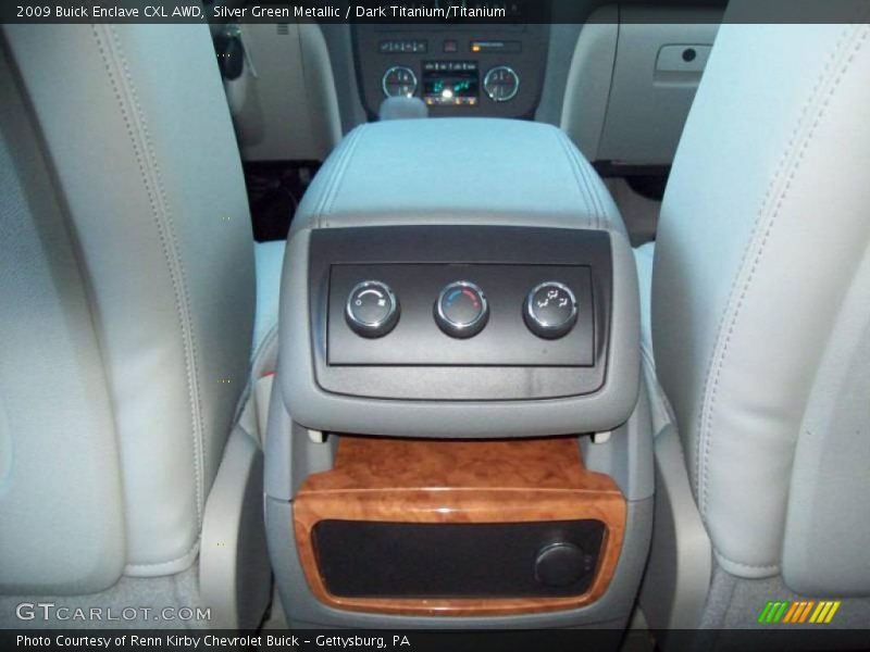 Silver Green Metallic / Dark Titanium/Titanium 2009 Buick Enclave CXL AWD