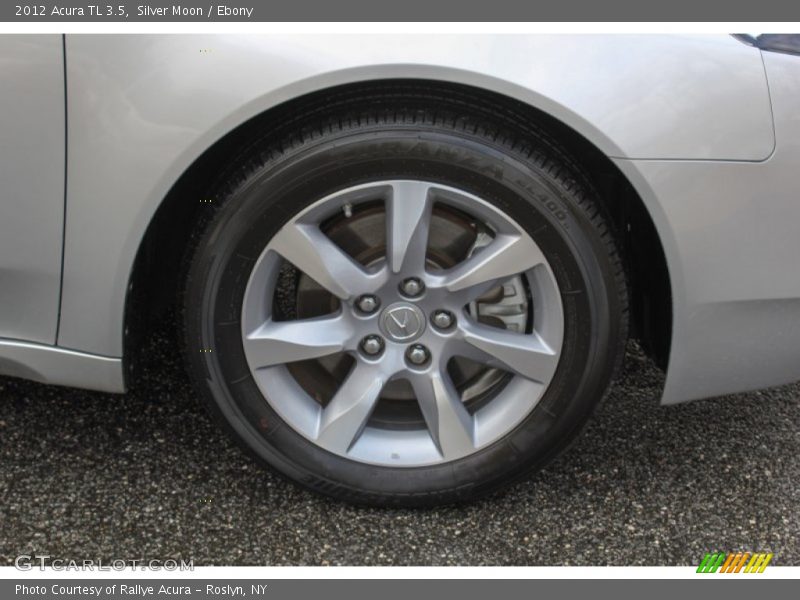 Silver Moon / Ebony 2012 Acura TL 3.5