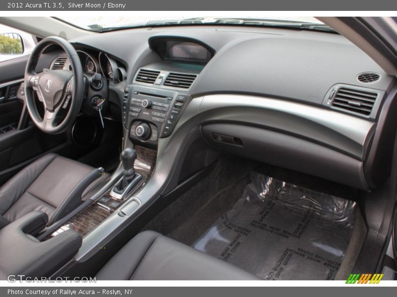 Silver Moon / Ebony 2012 Acura TL 3.5