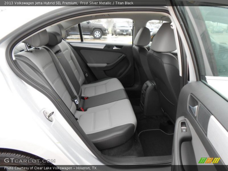Rear Seat of 2013 Jetta Hybrid SEL Premium