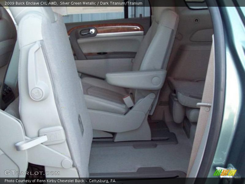 Silver Green Metallic / Dark Titanium/Titanium 2009 Buick Enclave CXL AWD