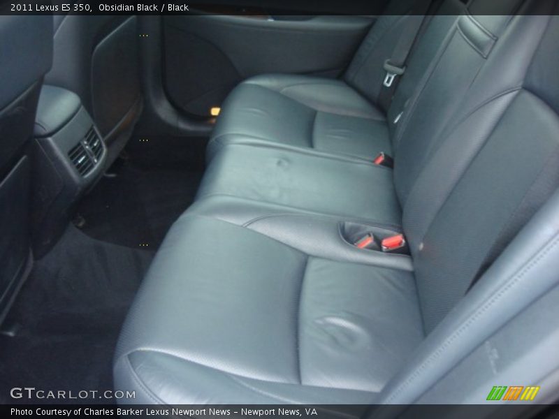 Obsidian Black / Black 2011 Lexus ES 350