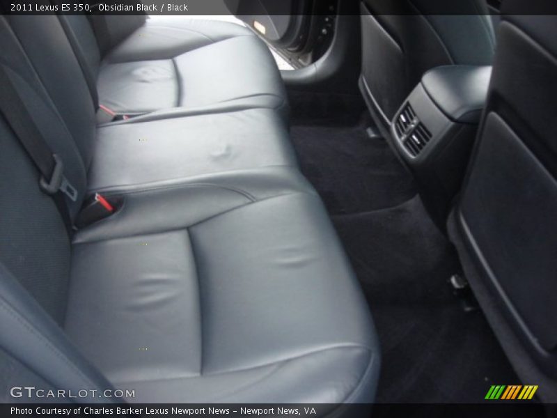 Obsidian Black / Black 2011 Lexus ES 350
