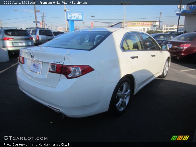 Premium White Pearl / Parchment 2010 Acura TSX Sedan