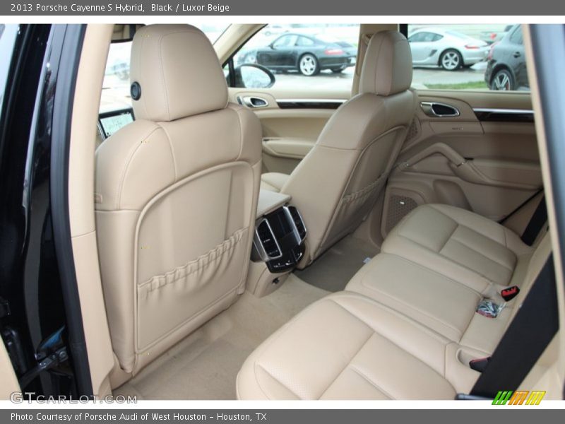 Rear Seat of 2013 Cayenne S Hybrid