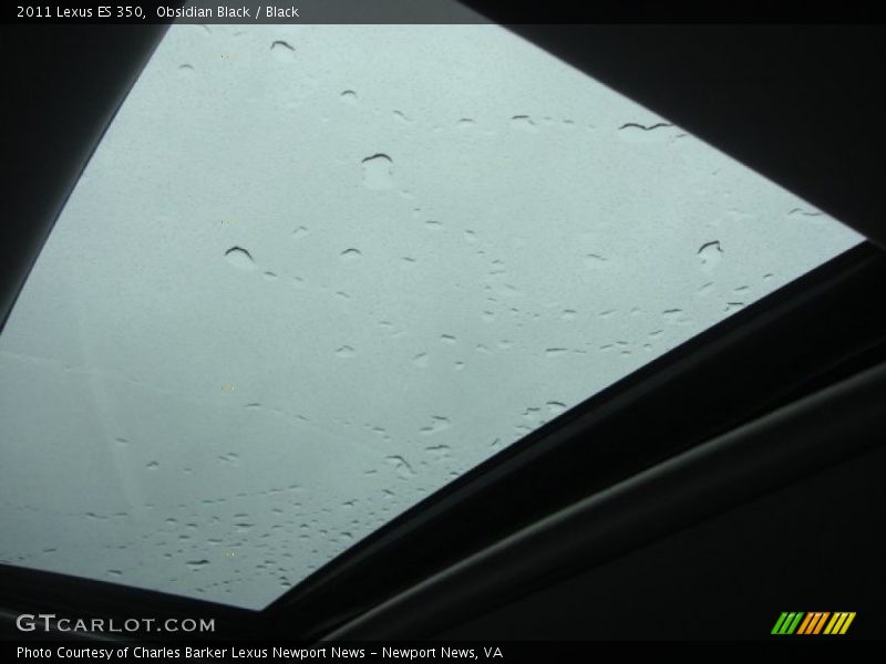 Obsidian Black / Black 2011 Lexus ES 350