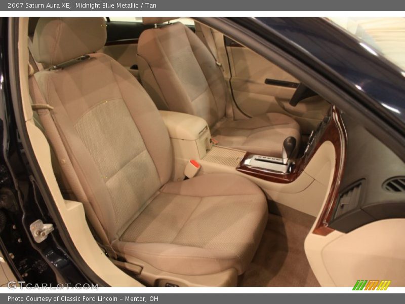 Midnight Blue Metallic / Tan 2007 Saturn Aura XE