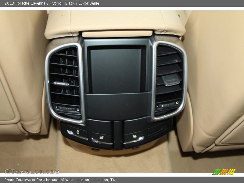 Black / Luxor Beige 2013 Porsche Cayenne S Hybrid