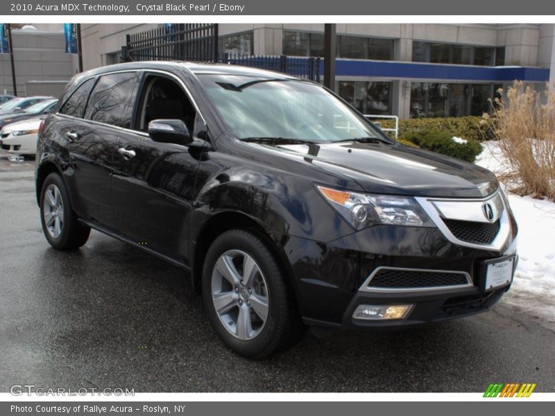 Crystal Black Pearl / Ebony 2010 Acura MDX Technology
