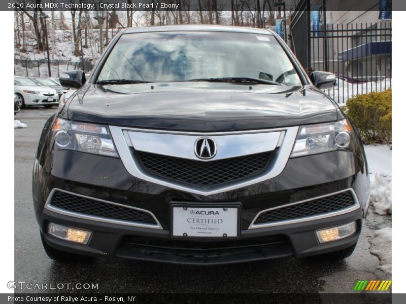 Crystal Black Pearl / Ebony 2010 Acura MDX Technology