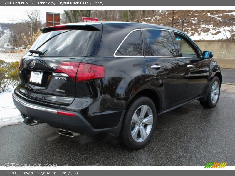Crystal Black Pearl / Ebony 2010 Acura MDX Technology