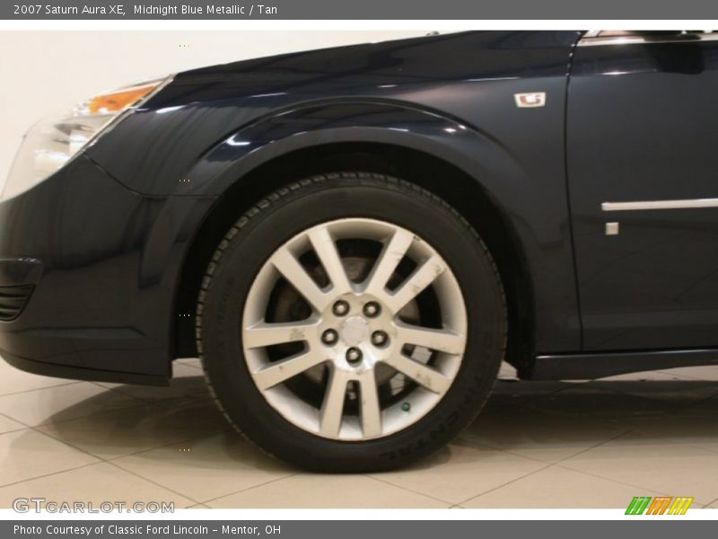 Midnight Blue Metallic / Tan 2007 Saturn Aura XE