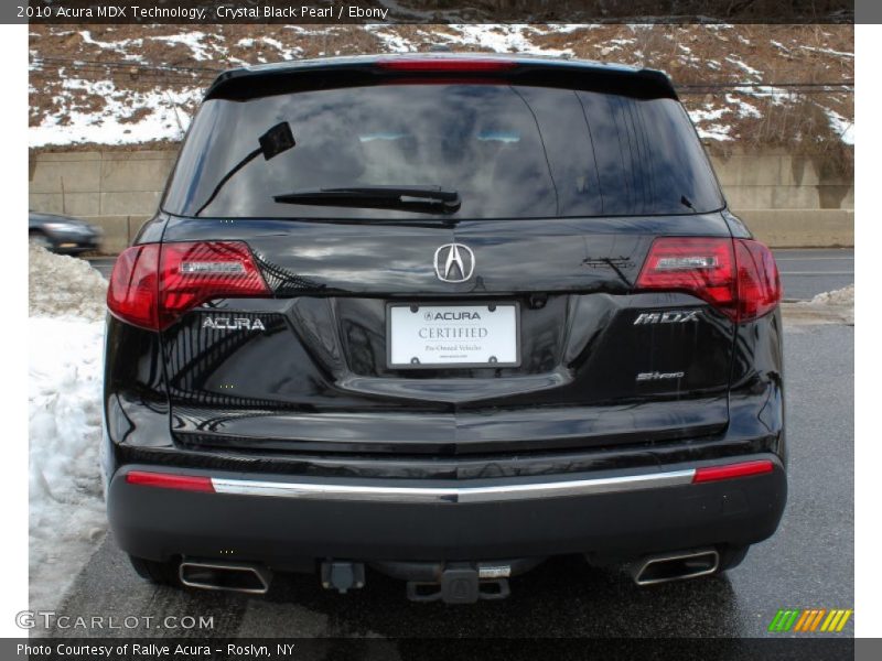 Crystal Black Pearl / Ebony 2010 Acura MDX Technology