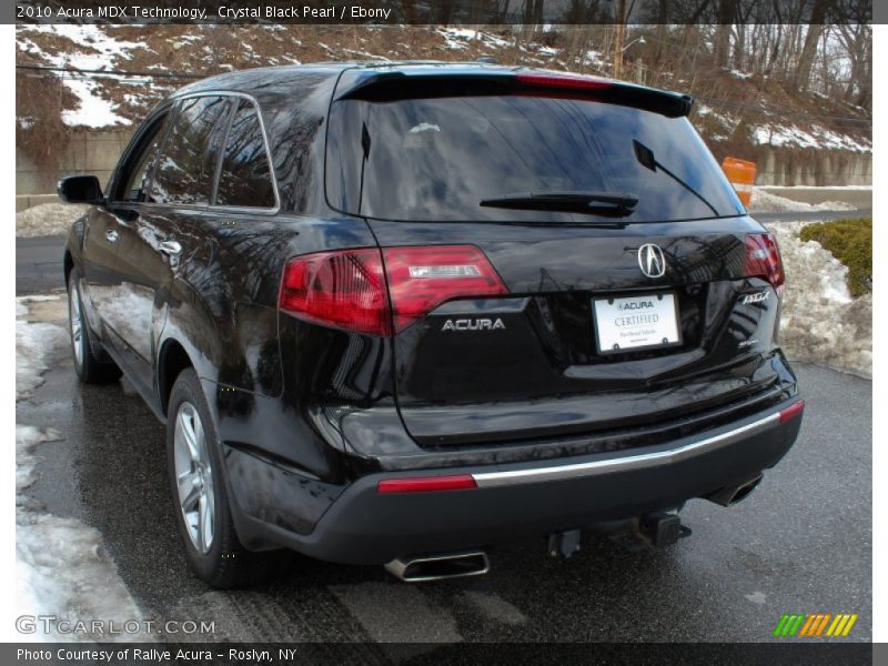 Crystal Black Pearl / Ebony 2010 Acura MDX Technology