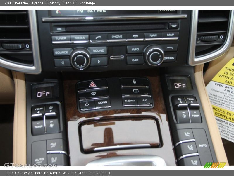 Controls of 2013 Cayenne S Hybrid