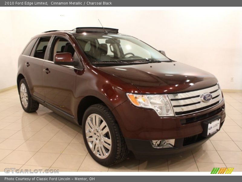 Cinnamon Metallic / Charcoal Black 2010 Ford Edge Limited