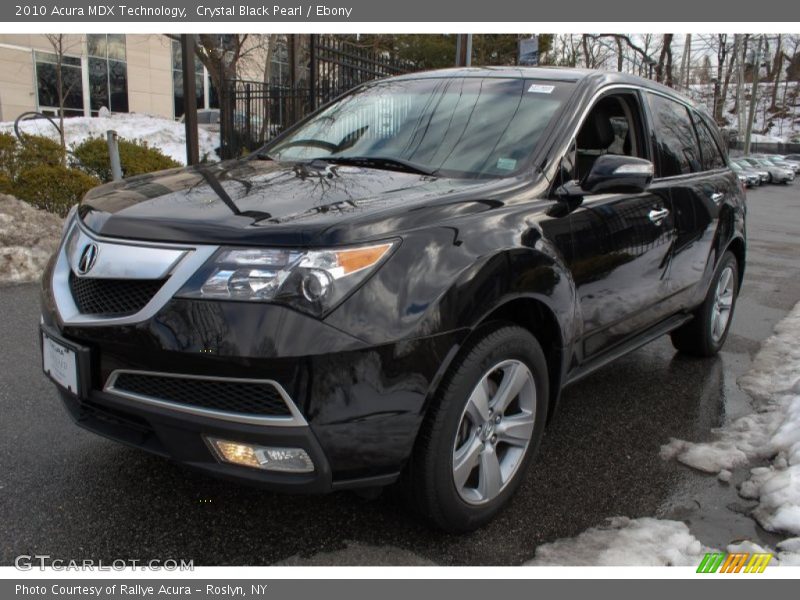 Crystal Black Pearl / Ebony 2010 Acura MDX Technology