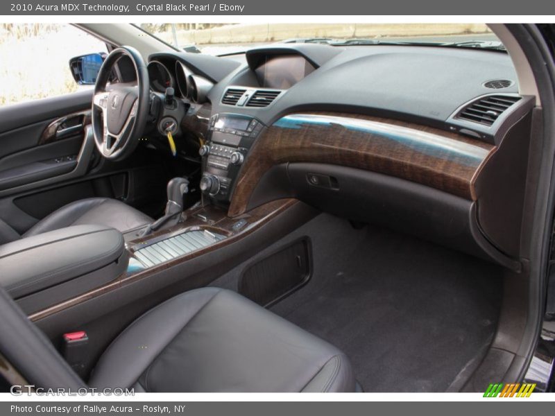 Crystal Black Pearl / Ebony 2010 Acura MDX Technology
