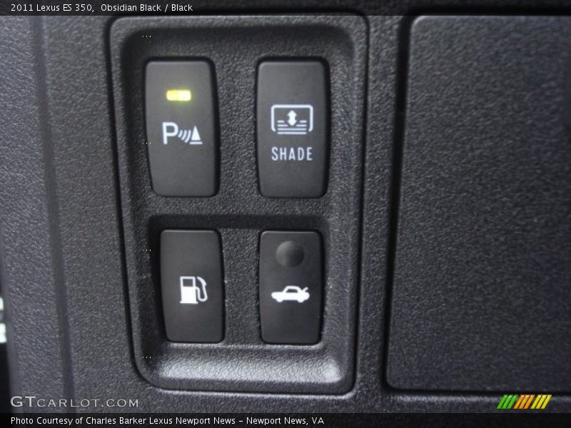 Obsidian Black / Black 2011 Lexus ES 350