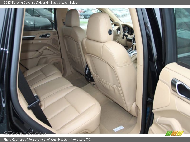 Rear Seat of 2013 Cayenne S Hybrid