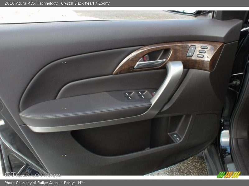 Crystal Black Pearl / Ebony 2010 Acura MDX Technology