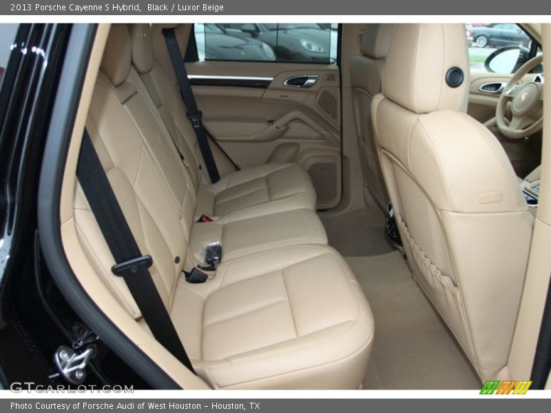 Rear Seat of 2013 Cayenne S Hybrid