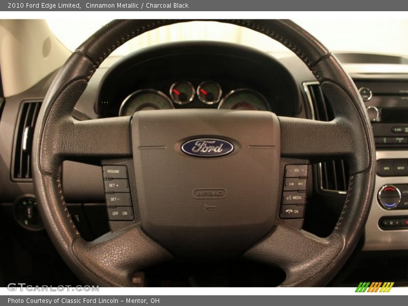 Cinnamon Metallic / Charcoal Black 2010 Ford Edge Limited