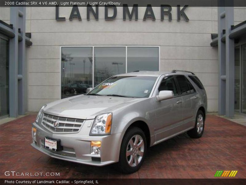 Light Platinum / Light Gray/Ebony 2008 Cadillac SRX 4 V6 AWD