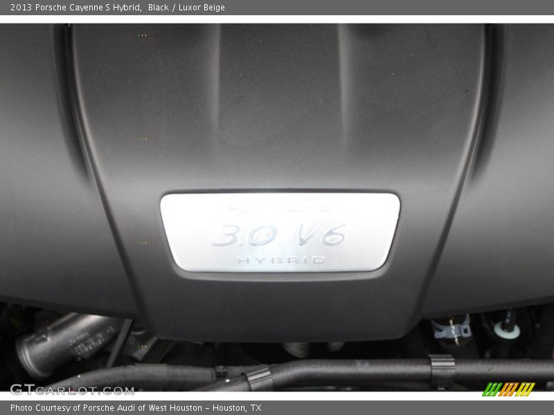 Black / Luxor Beige 2013 Porsche Cayenne S Hybrid