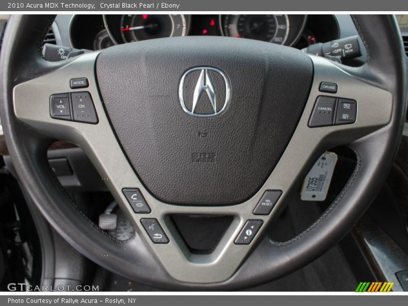 Crystal Black Pearl / Ebony 2010 Acura MDX Technology