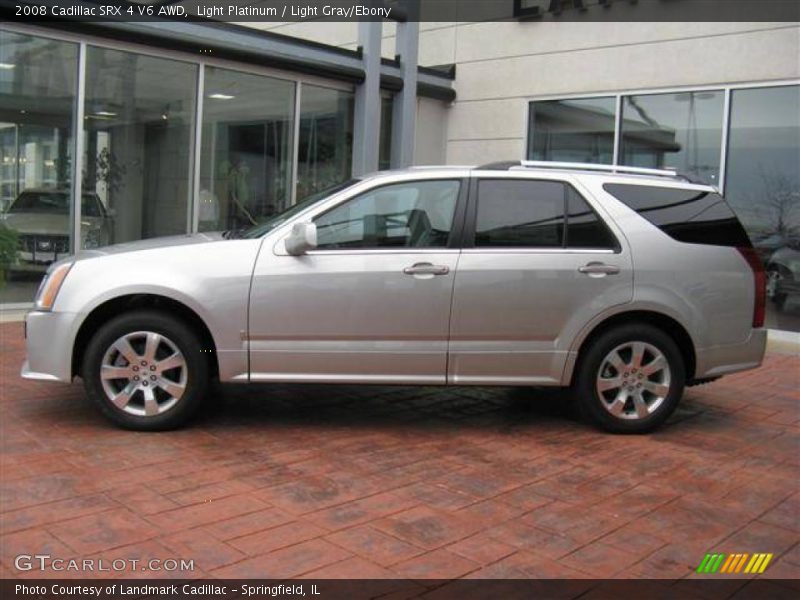 Light Platinum / Light Gray/Ebony 2008 Cadillac SRX 4 V6 AWD